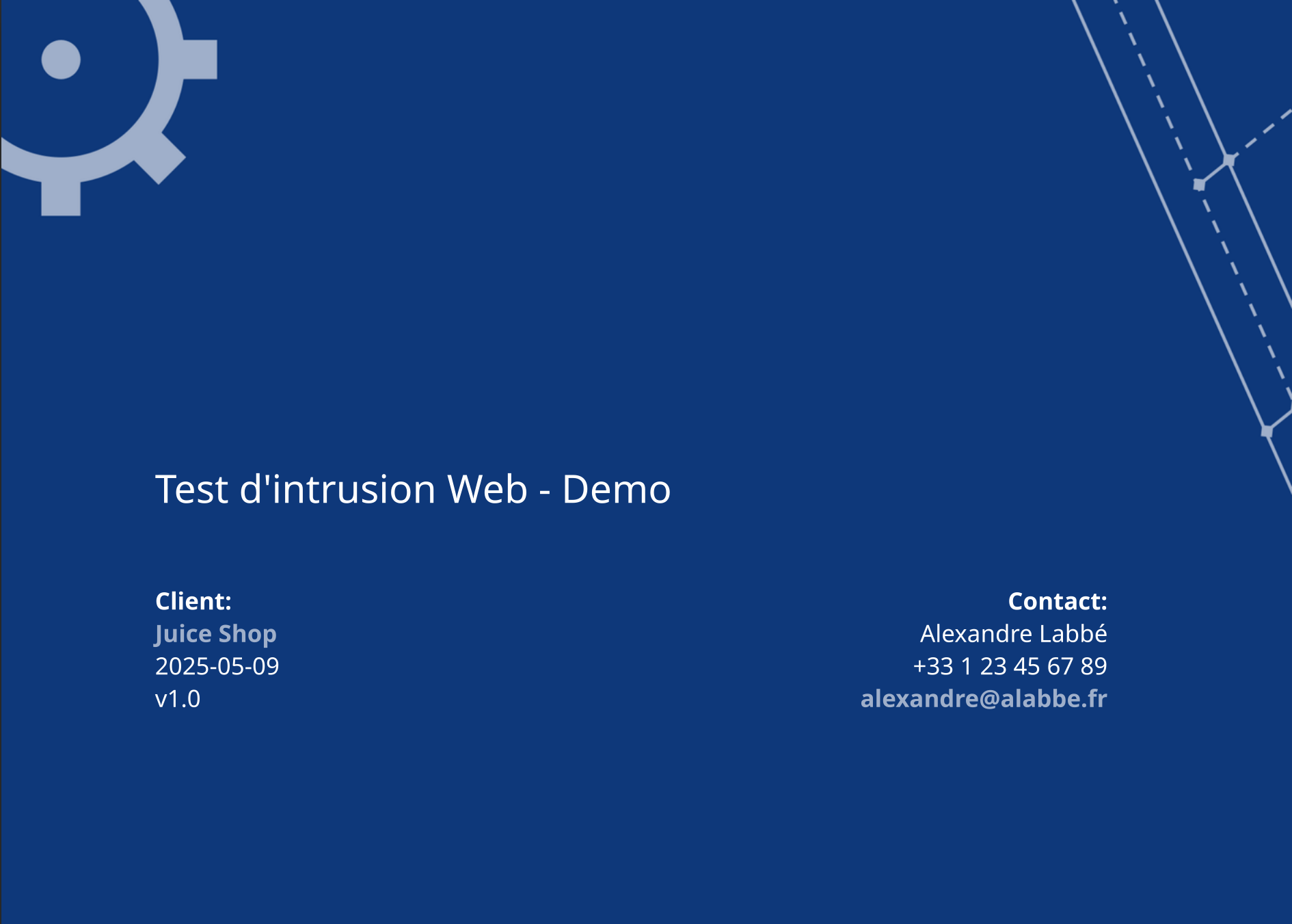 Web Pentest Demo - FR